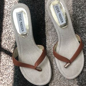 Steve Madden low heel sandals